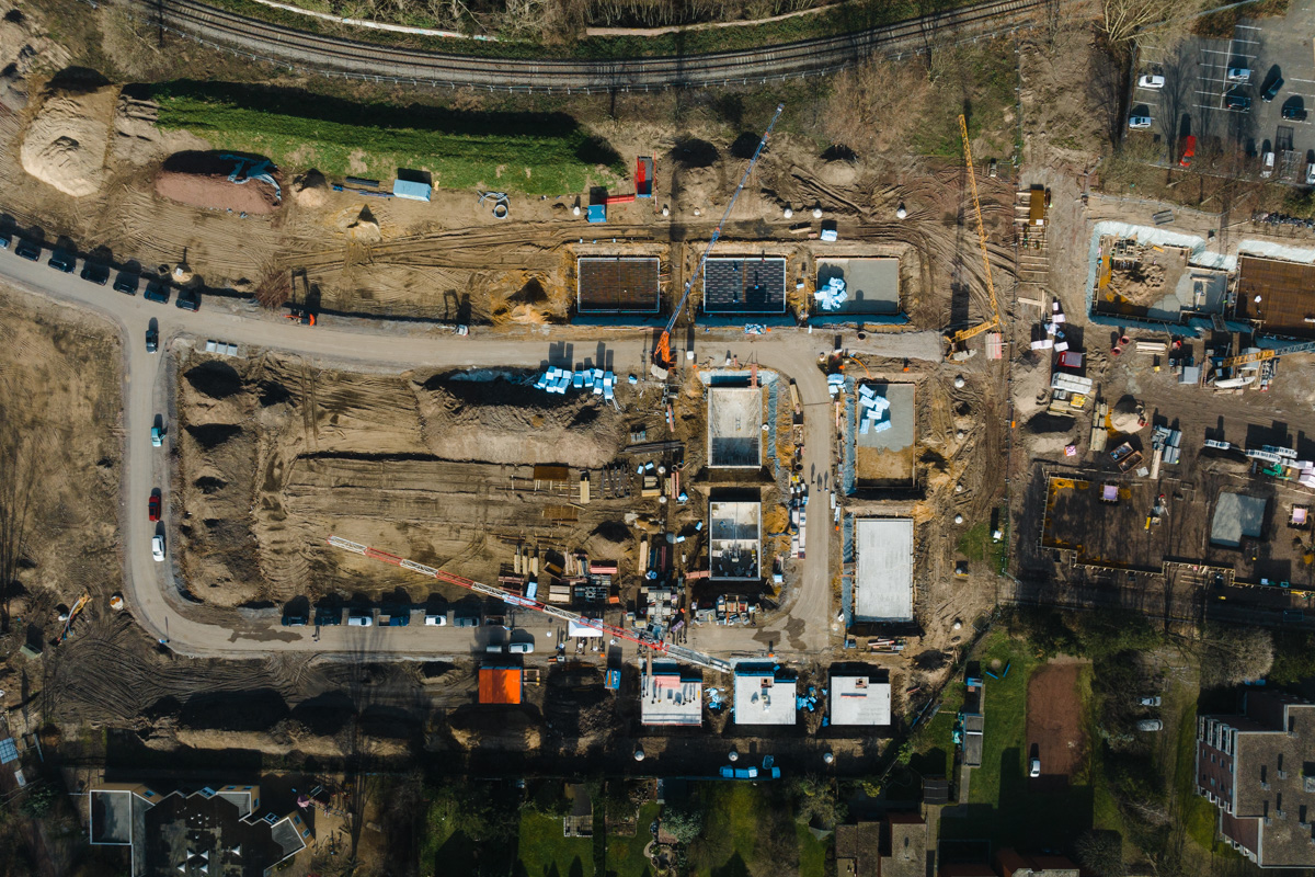 Der Hochbau hat begonnen 